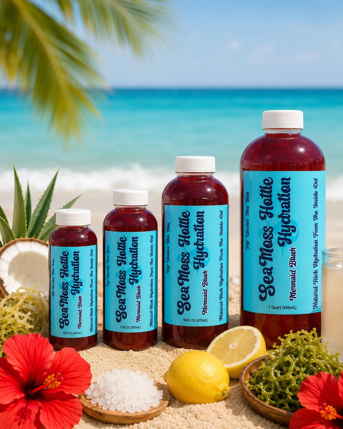 Sea Moss Hottie™ Hydration + Electrolytes | Mermaid Blush